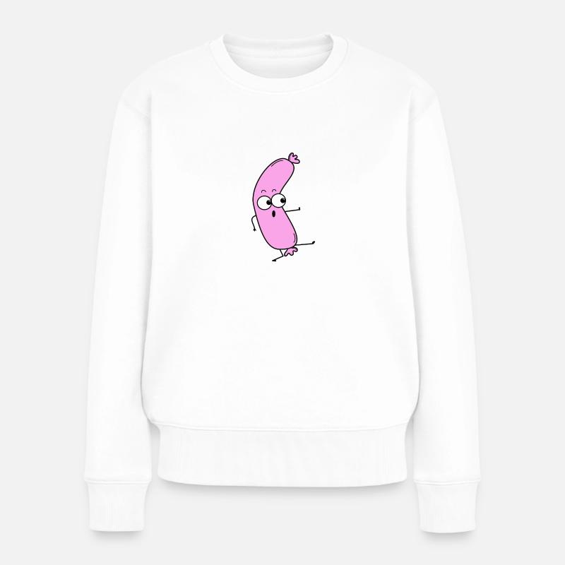 Saucisse - Pull Premium bio Femme - blanc