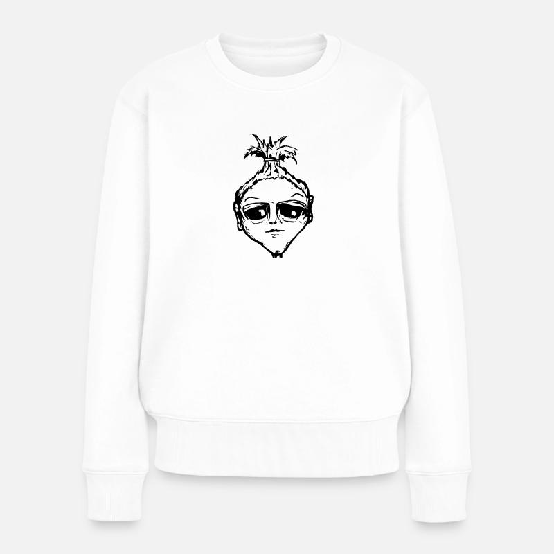 Freaky Weekend is coming GIRLS only - Frauen Premium Bio Pullover - Weiß