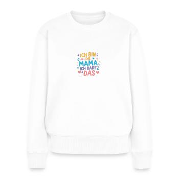 Mama Muttertag Geschenk Beste Mama Baby - Frauen Premium Bio Pullover - Weiß - Vorne - Julia (174cm)