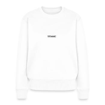 TITANIC - Pull Premium bio Femme - blanc - Devant - Julia (174cm)