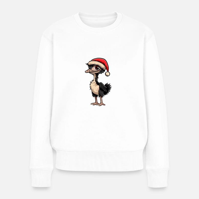 Strauß Weihnachten - Frauen Premium Bio Pullover - Weiß
