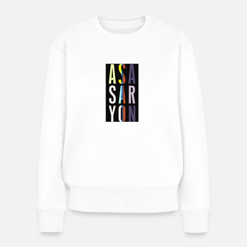 Asa Sar Yon - Frauen Premium Bio Pullover - Weiß