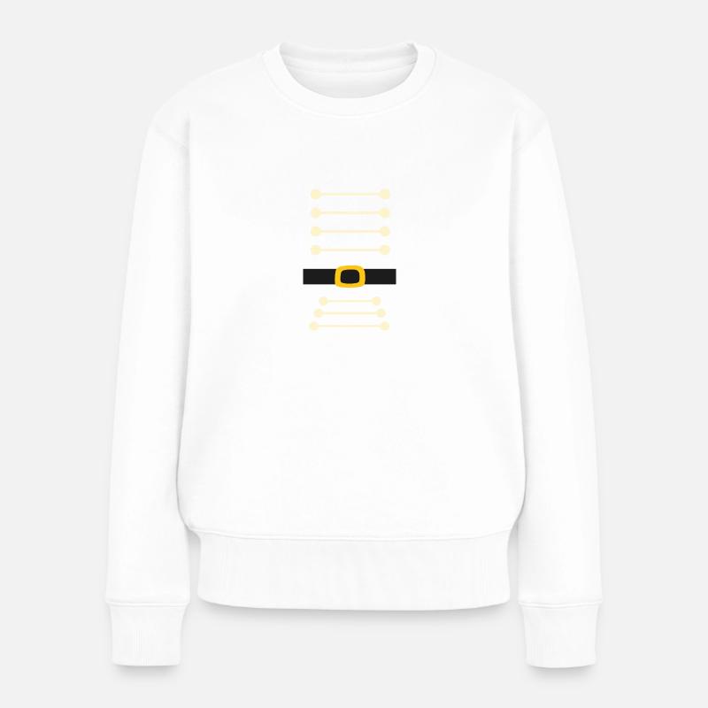nussknacker, illustration,weihnachten,nikolaus - Frauen Premium Bio Pullover - Weiß
