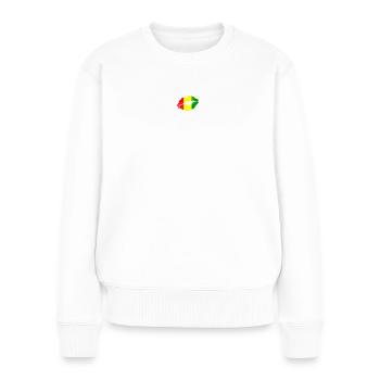 Guinea Flagge Land Einheimische Abstammung Stolz Frauen - Frauen Premium Bio Pullover - Weiß - Vorne - Julia (174cm)