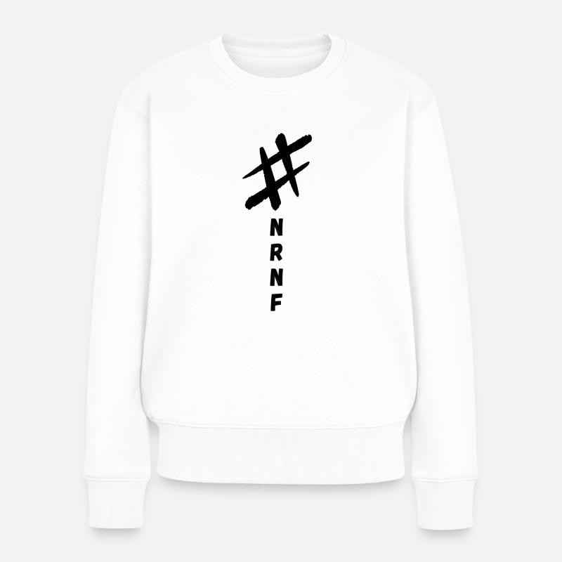#NRNF - Frauen Premium Bio Pullover - Weiß