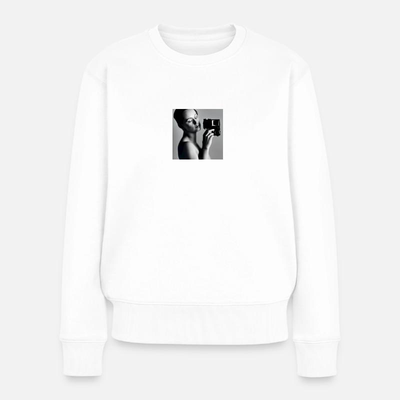 Timeless - Frauen Premium Bio Pullover - Weiß