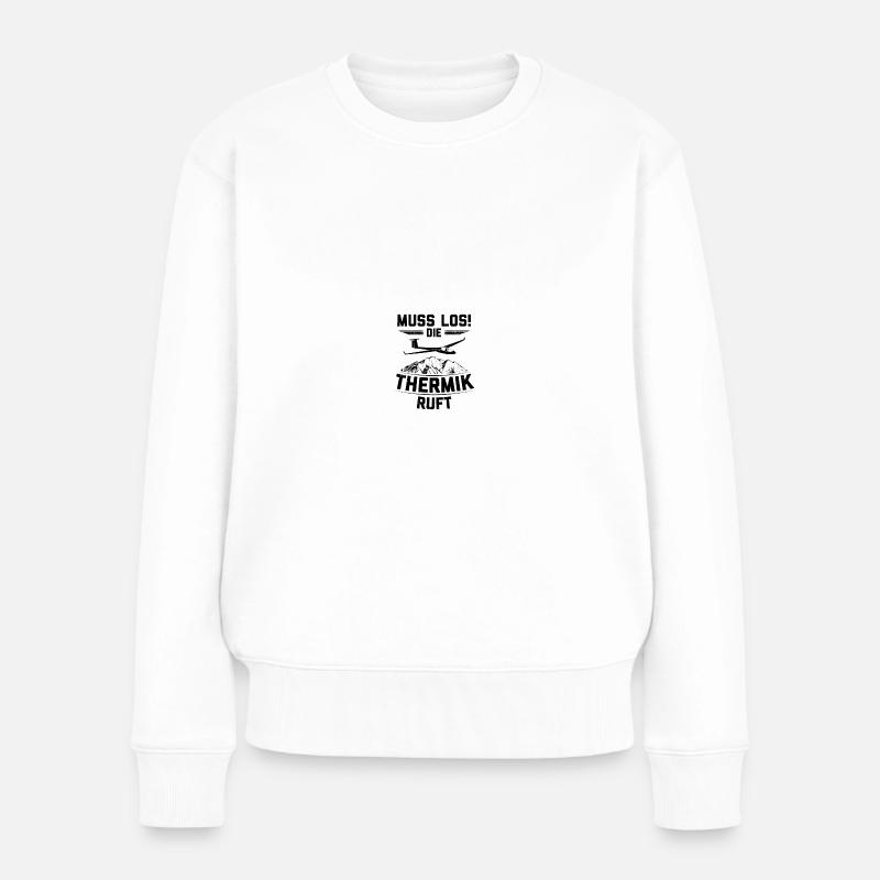 Segelfliegen - Frauen Premium Bio Pullover - Weiß