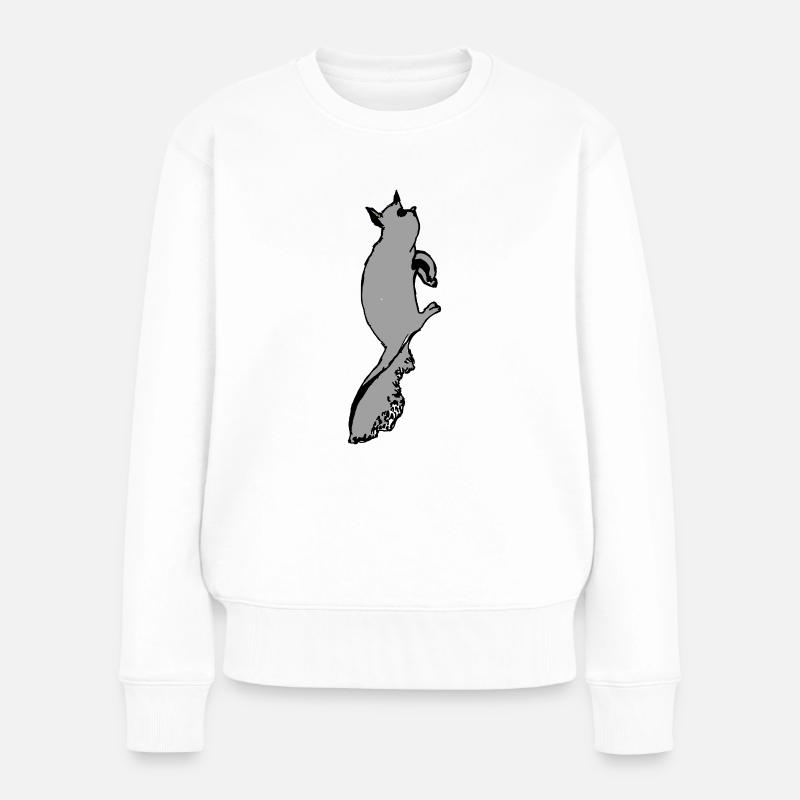 Ziurkenas - Frauen Premium Bio Pullover - Weiß
