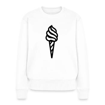Glace - Women's Premium Organic Jumper - white - Front - Julia (174cm)