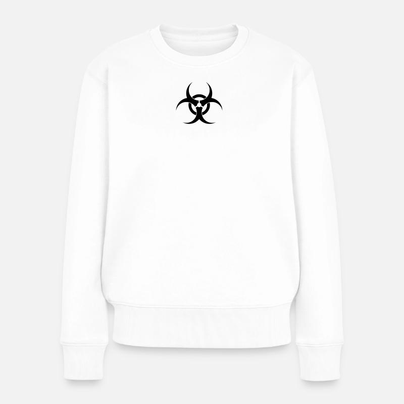 bio - Women's Premium Organic Jumper - white