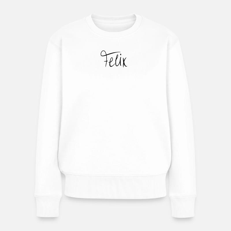 Felix - Women's Premium Organic Jumper - white