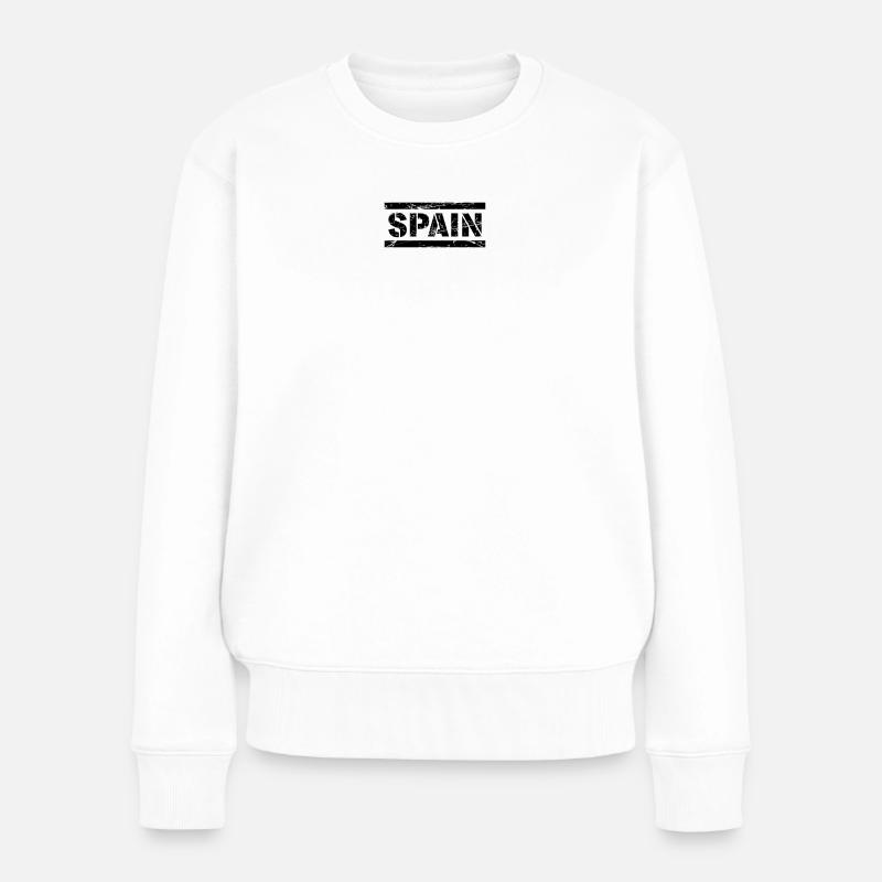 Espagne - Pull Premium bio Femme - blanc