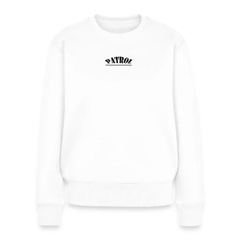 PATROUILLE - Pull Premium bio Femme - blanc - Devant - Julia (174cm)