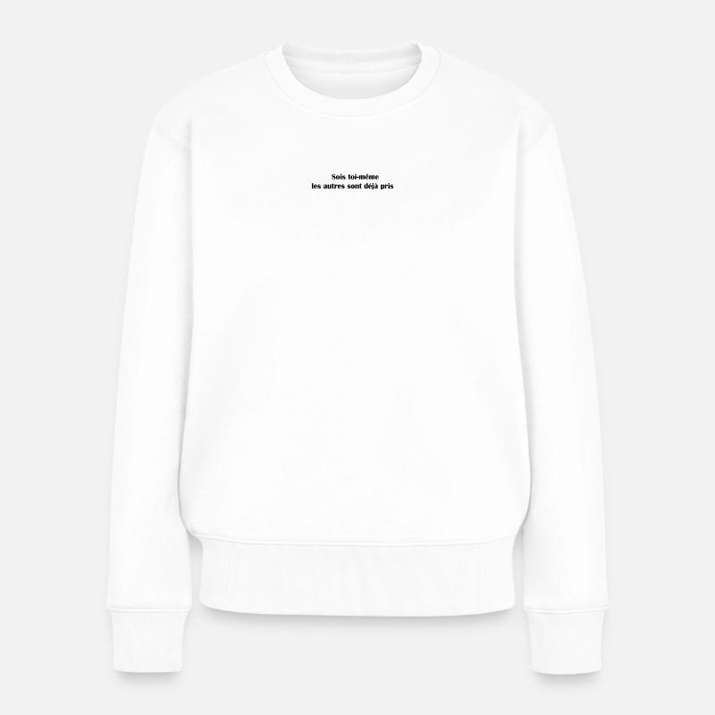 Sois Toi - Pull Premium bio Femme - blanc