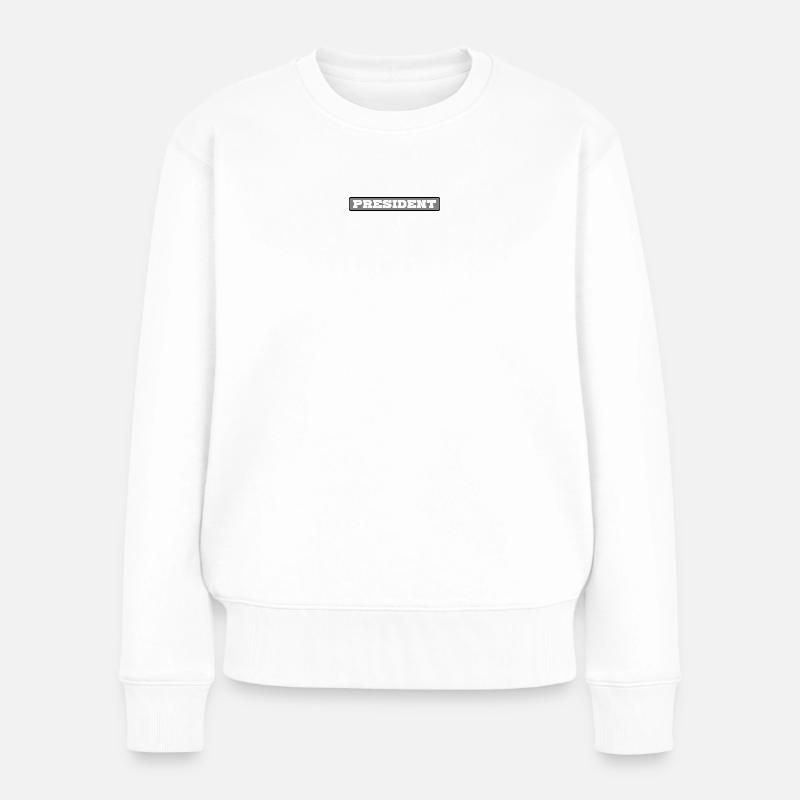 Président - Pull Premium bio Femme - blanc