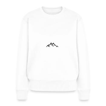 mountain - Women's Premium Organic Jumper - white - Front - Julia (174cm)