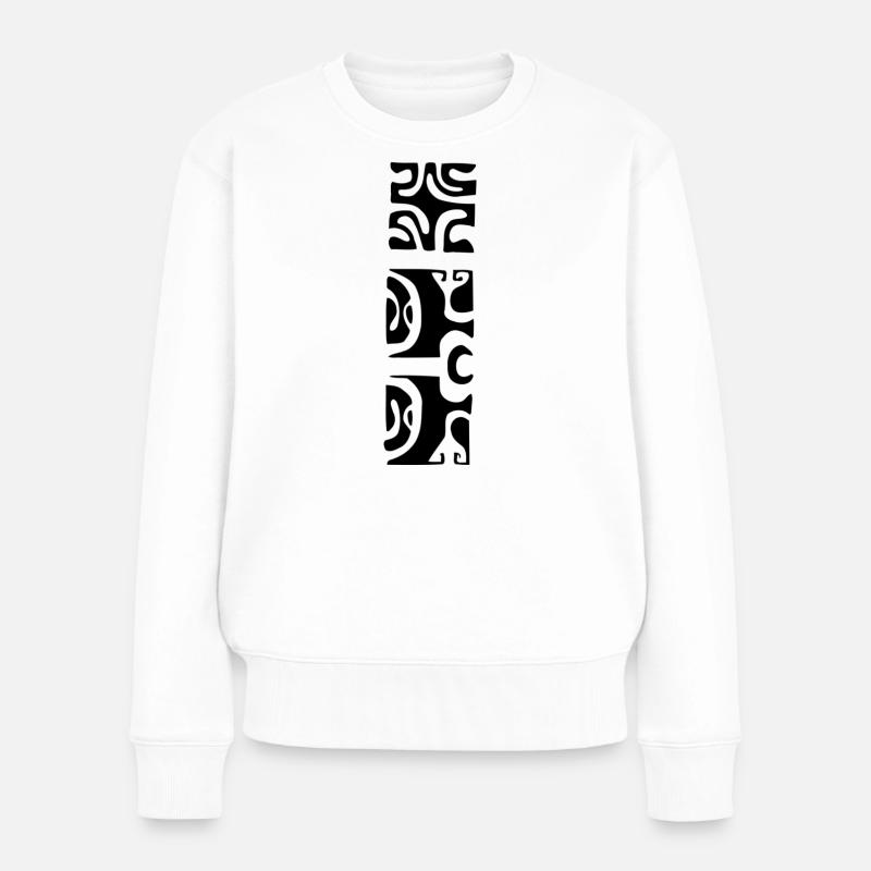 MANA BLACK - Pull Premium bio Femme - blanc