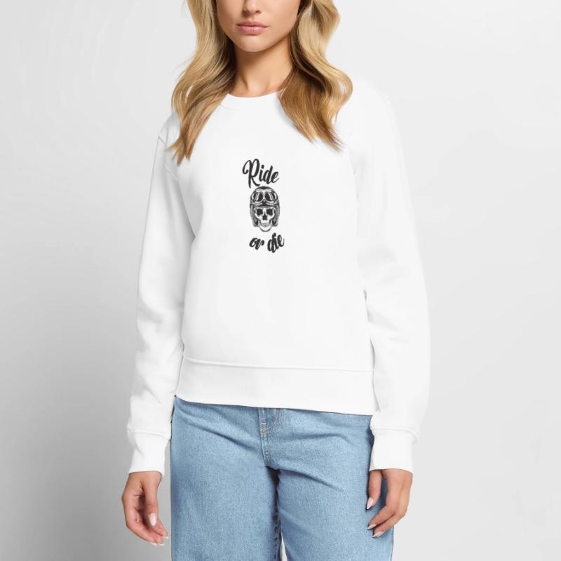 reiten oder sterben Frauen Premium Bio Pullover