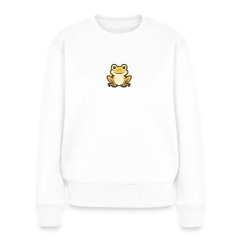 toad - Women's Premium Organic Jumper - white - Front - Julia (174cm)