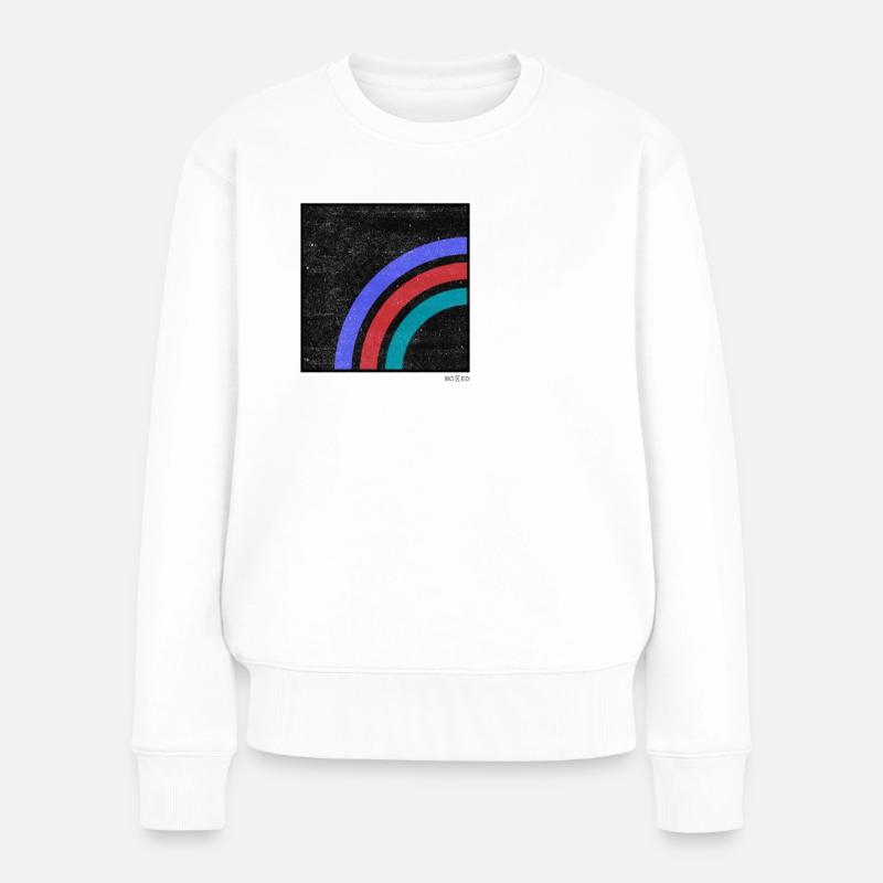Boxed 013 - Frauen Premium Bio Pullover - Weiß