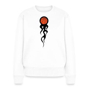 Basketball / Basketball / Basktet-Ball / Sports - Women's Premium Organic Jumper - white - Front - Julia (174cm)