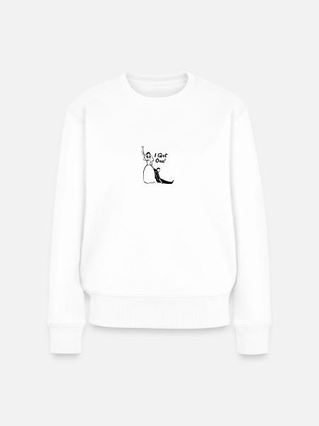 Ich hab einen - Frauen Premium Bio Pullover - Weiß