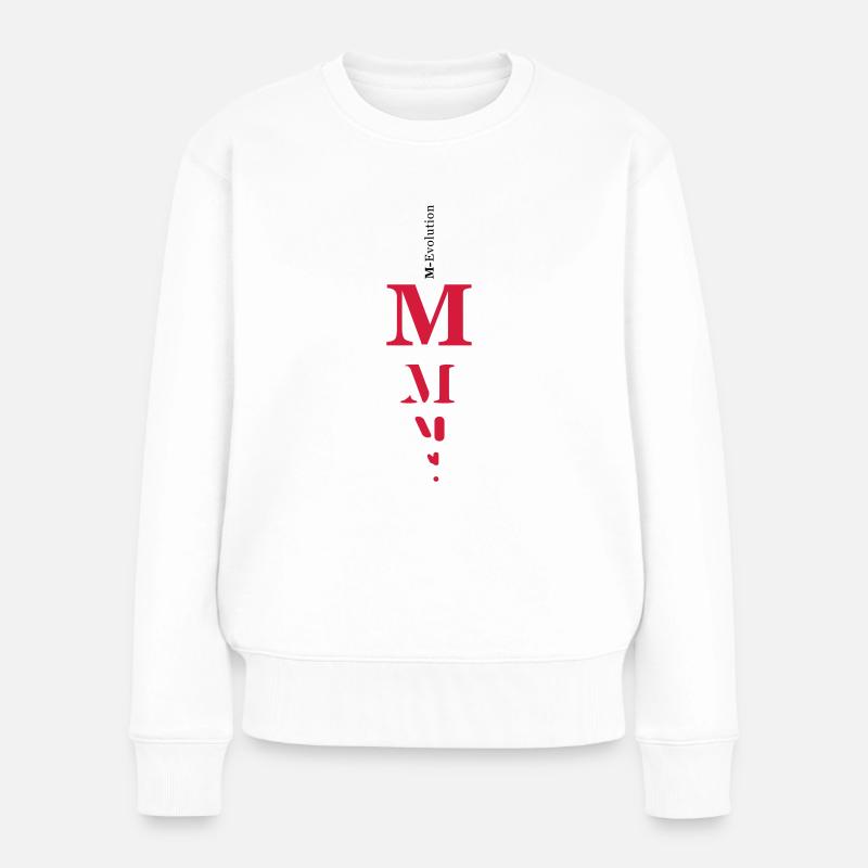 M girl - Frauen Premium Bio Pullover - Weiß