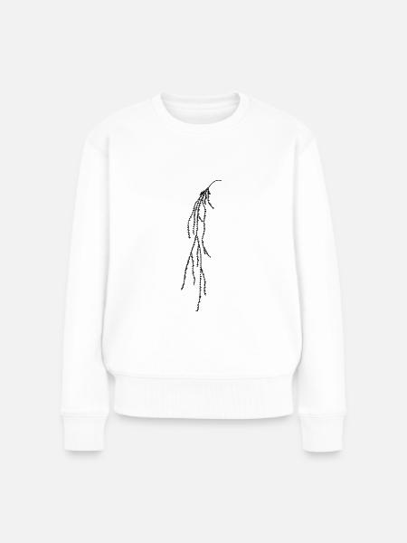 Plante suspendue - Pull Premium bio Femme - blanc