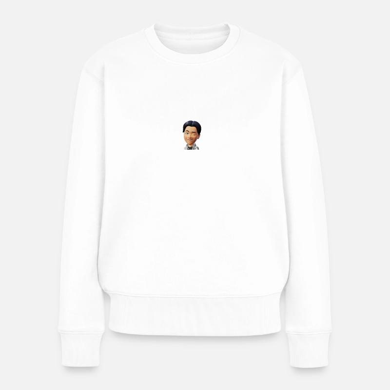 JONNY-CASH - Frauen Premium Bio Pullover - Weiß