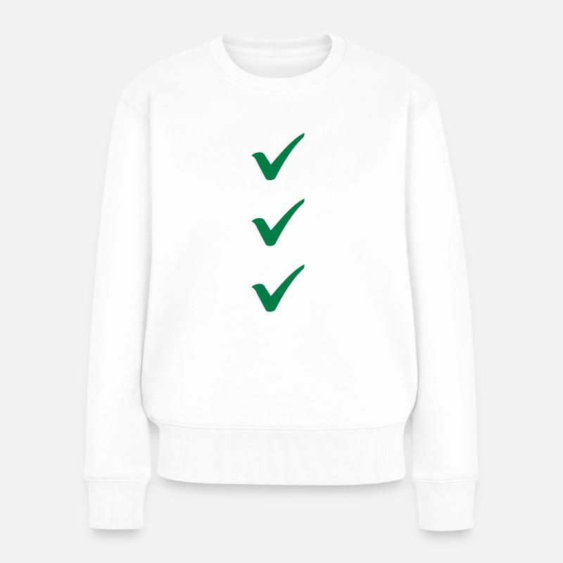 Coche - Pull Premium bio Femme - blanc