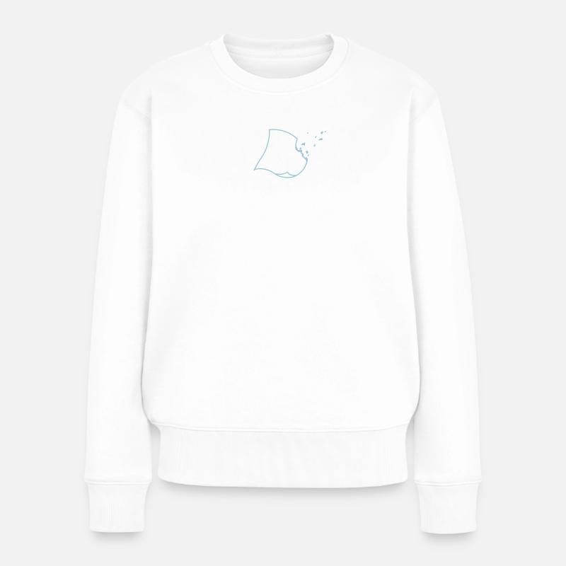 OP VI : Carte Vivre - Pull Premium bio Femme - blanc