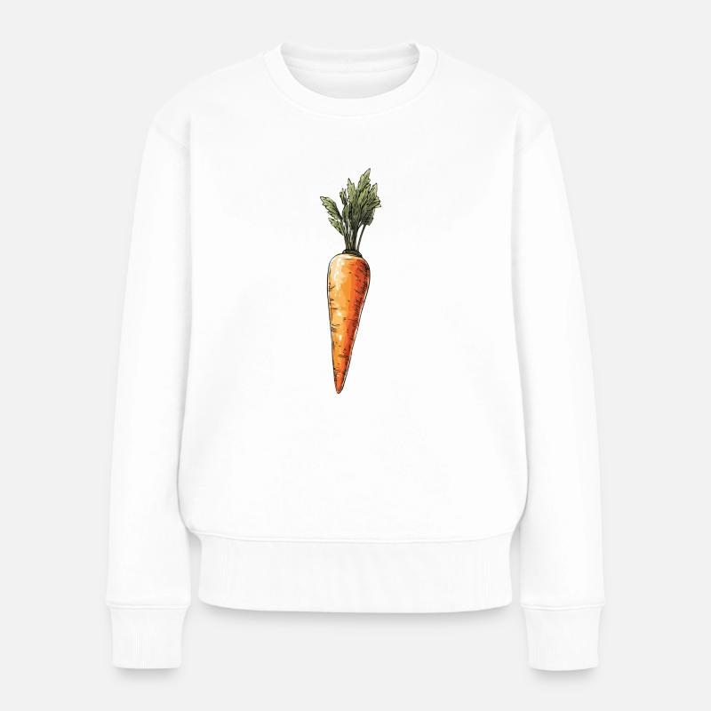 Carotte - Pull Premium bio Femme - blanc