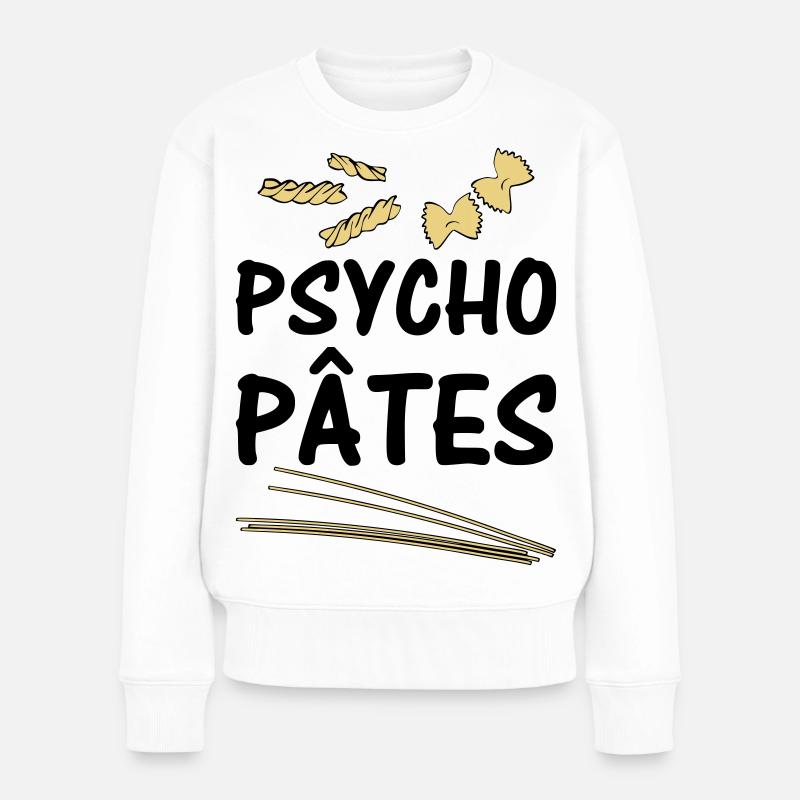 Psycho Pâtes - Pull Premium bio Femme - blanc