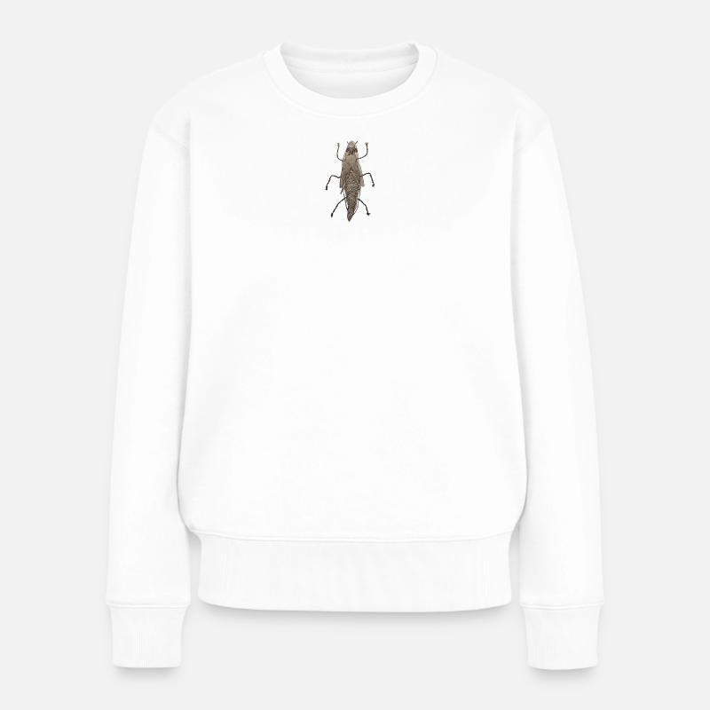 Insekt III - Frauen Premium Bio Pullover - Weiß