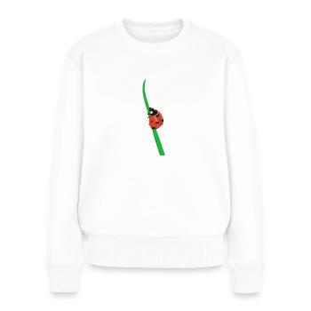 Marienkäfer Maikäfer Ostern Tier Natur Insekt - Frauen Premium Bio Pullover - Weiß - Vorne - Julia (174cm)