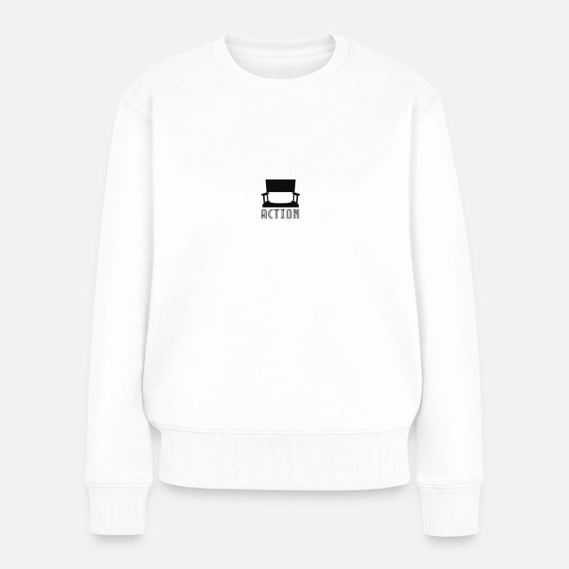 Action - Pull Premium bio Femme - blanc