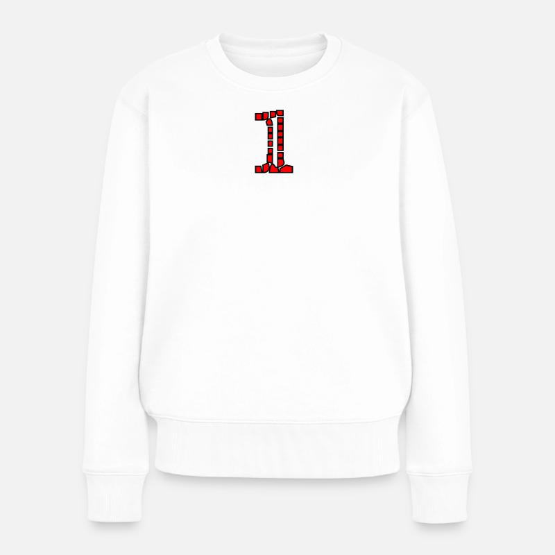 1. 1 AN. 1er ANNIVERSAIRE. ANNIVERSAIRE 1 AN - Pull Premium bio Femme - blanc
