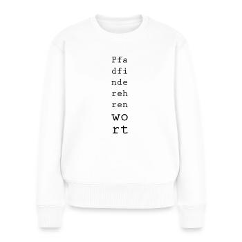 Scouts honor - Women's Premium Organic Jumper - white - Front - Julia (174cm)