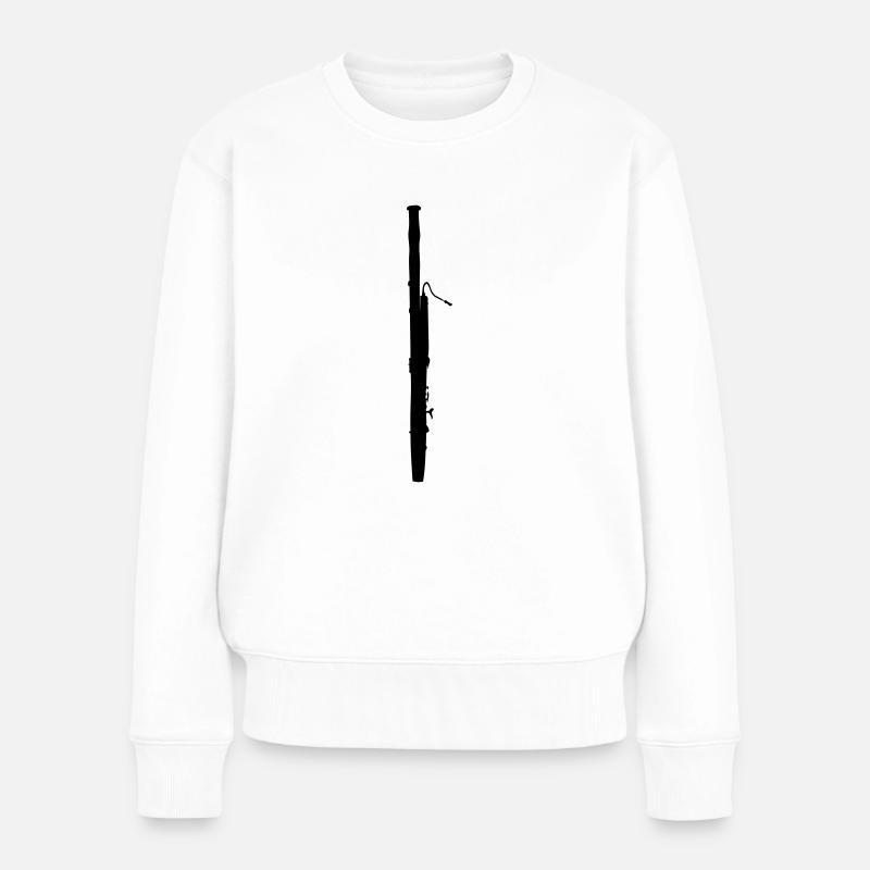 Fagott - Frauen Premium Bio Pullover - Weiß