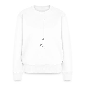 hook - Women's Premium Organic Jumper - white - Front - Julia (174cm)