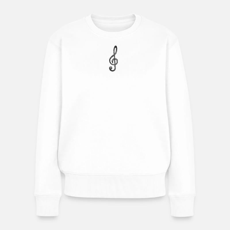 Clé - Pull Premium bio Femme - blanc