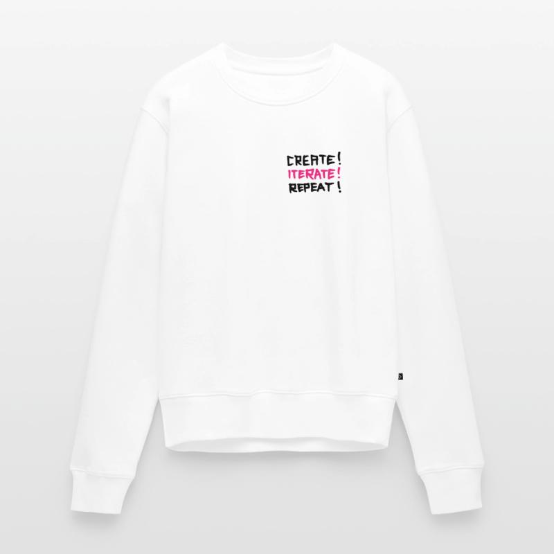 Create Iterate Repeat Women's Premium Organic Jumper