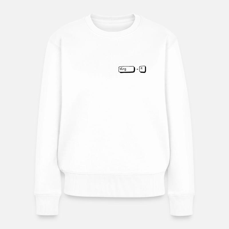 ctrl + Z - Pull Premium bio Femme - blanc