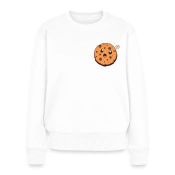 Manga Cookie - Pull Premium bio Femme - blanc - Devant - Julia (174cm)
