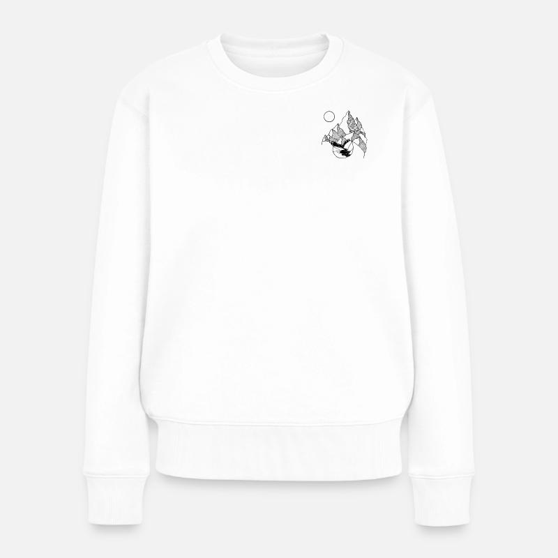 Comme une montagne - Pull Premium bio Femme - blanc