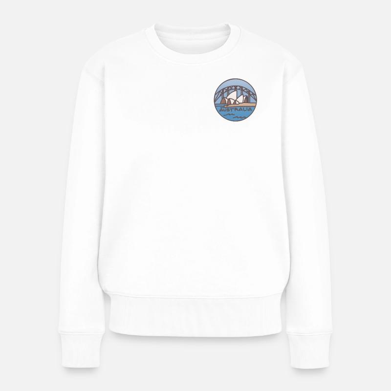 Australie - Sydney - Pull Premium bio Femme - blanc