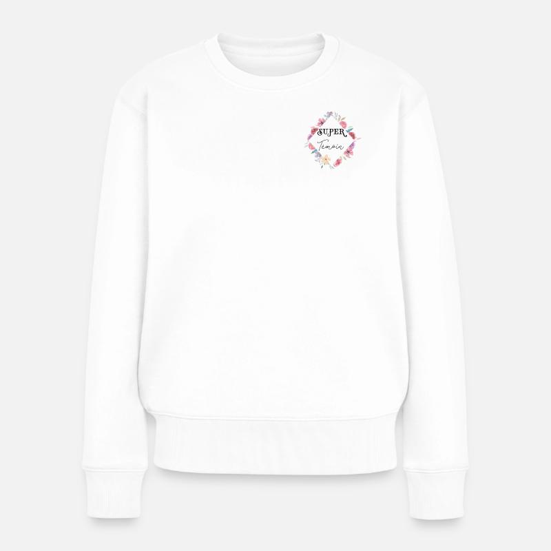 Super Témoin - Pull Premium bio Femme - blanc