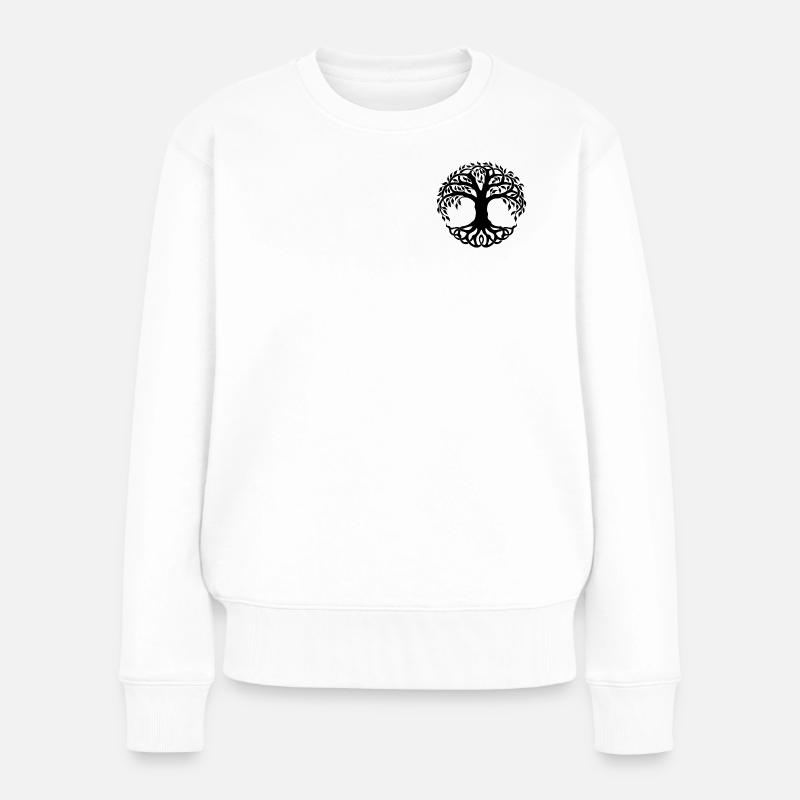Yggdrasil - Pull Premium bio Femme - blanc