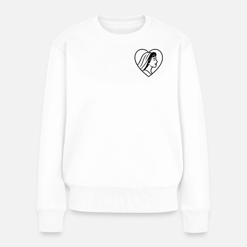 The Bride - Women's Premium Organic Jumper - white