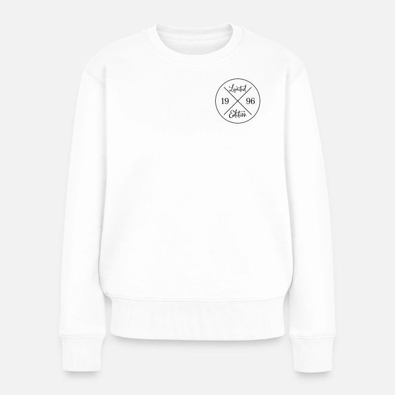 Limited edition 1996 - 30. Geburtstag Geschenk - Frauen Premium Bio Pullover - Weiß